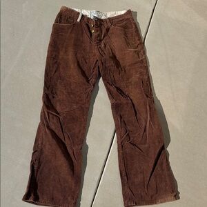 Trovata Men's or Women’s Rich Brown Corduroy Pants
